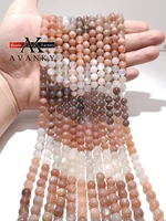 4a 5a natural faceted colorful moonstone loose beads round stone beads for diy bracelet necklace jewelry making strand 156 10mm