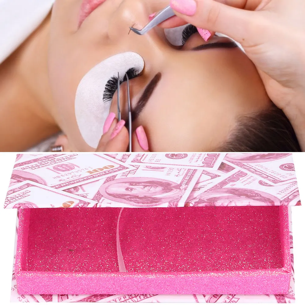 

Портативный Модный пустой органайзер для накладных ресниц, прямоугольный Магнитный бокс для хранения искусственных ресниц, аксессуары для...