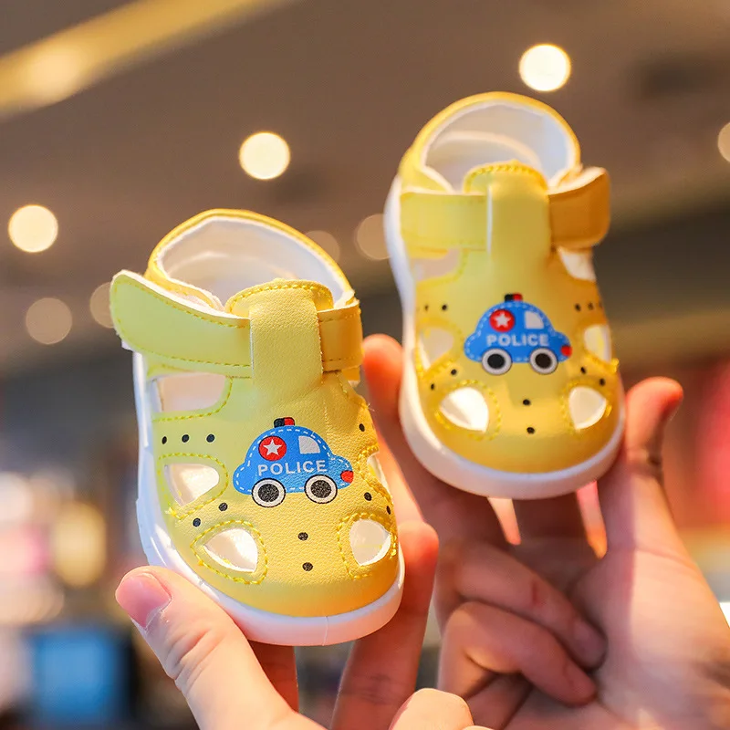 

Босоножки для мальчиков/девочек, 2022, летние, легкие, с рисунком из мультфильма