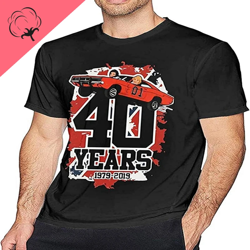 Мужская черная футболка The Dukes of hazустройства 40 лет 1979 2019 XS