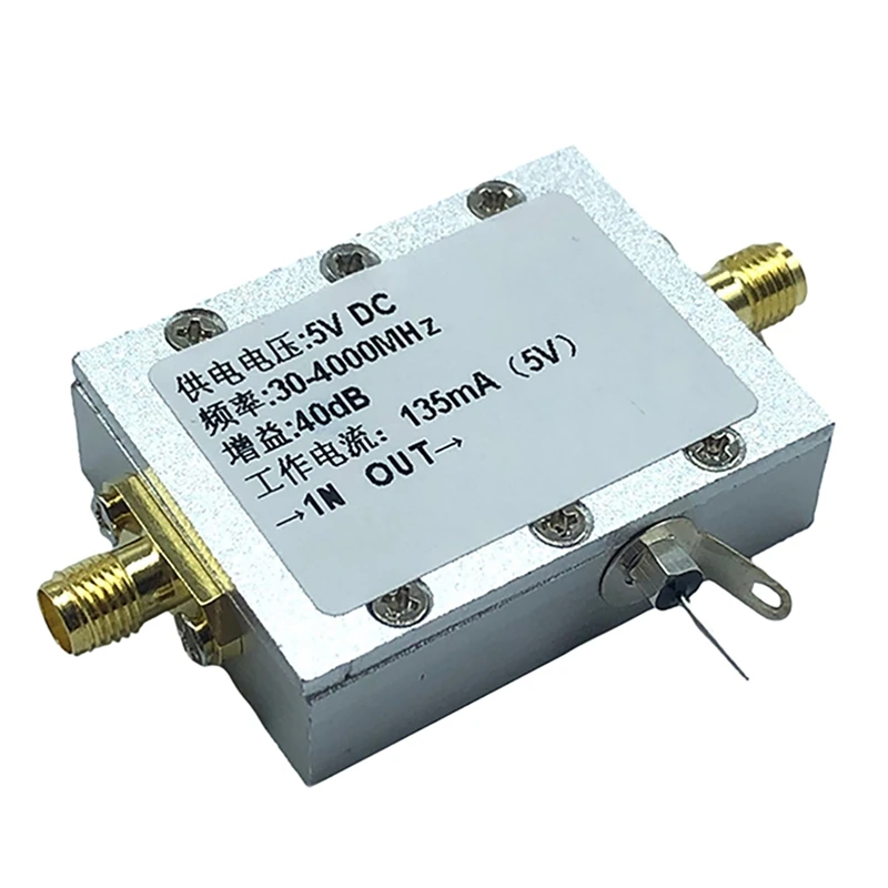 

RF Amplifier (30-4000Mhz Gain 40DB)Gain Module With Housing Finished Product