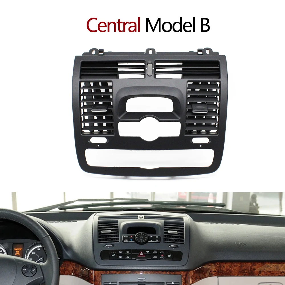 

Автомобильная вентиляционная решетка кондиционера переменного тока, левая и правая центральная вентиляционная решетка для Mercedes Benz Vito Viano W636 W639 2004-2015