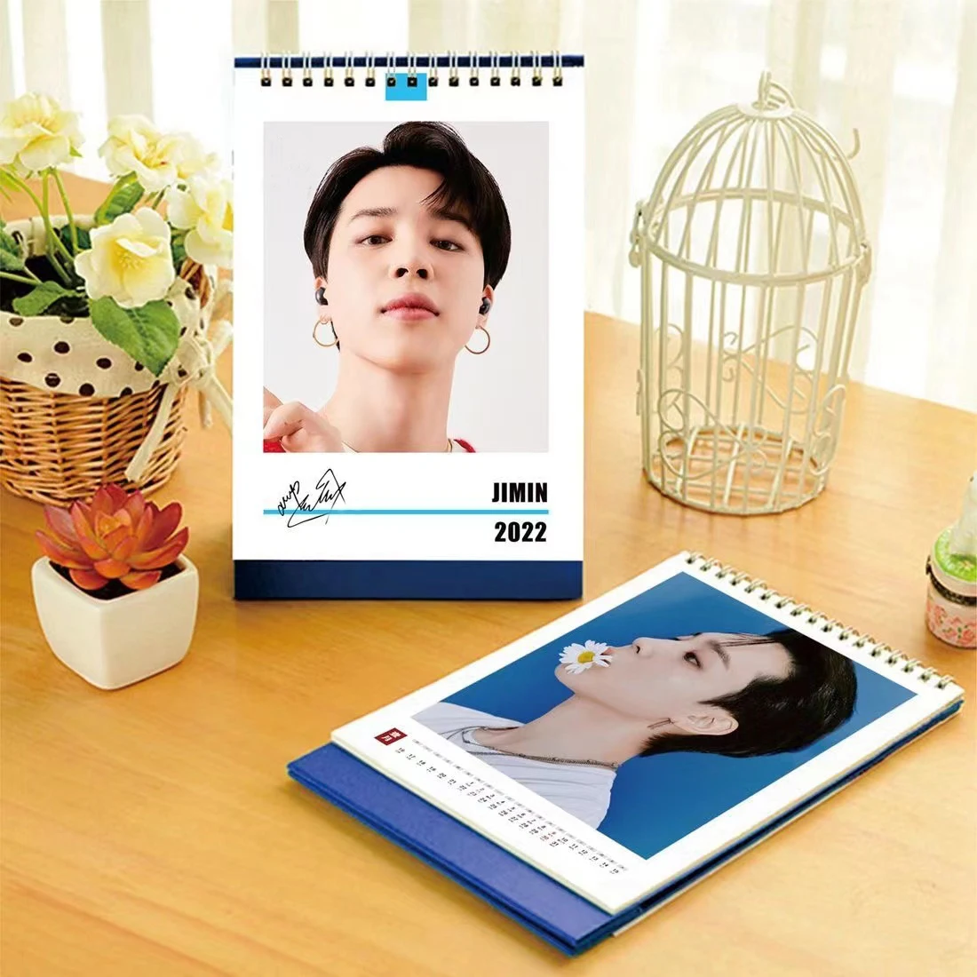 Kpop Bangtan Boys Kалендарь 2022 милый Настольный календарь плакат в Корейском стиле Jimin Jung