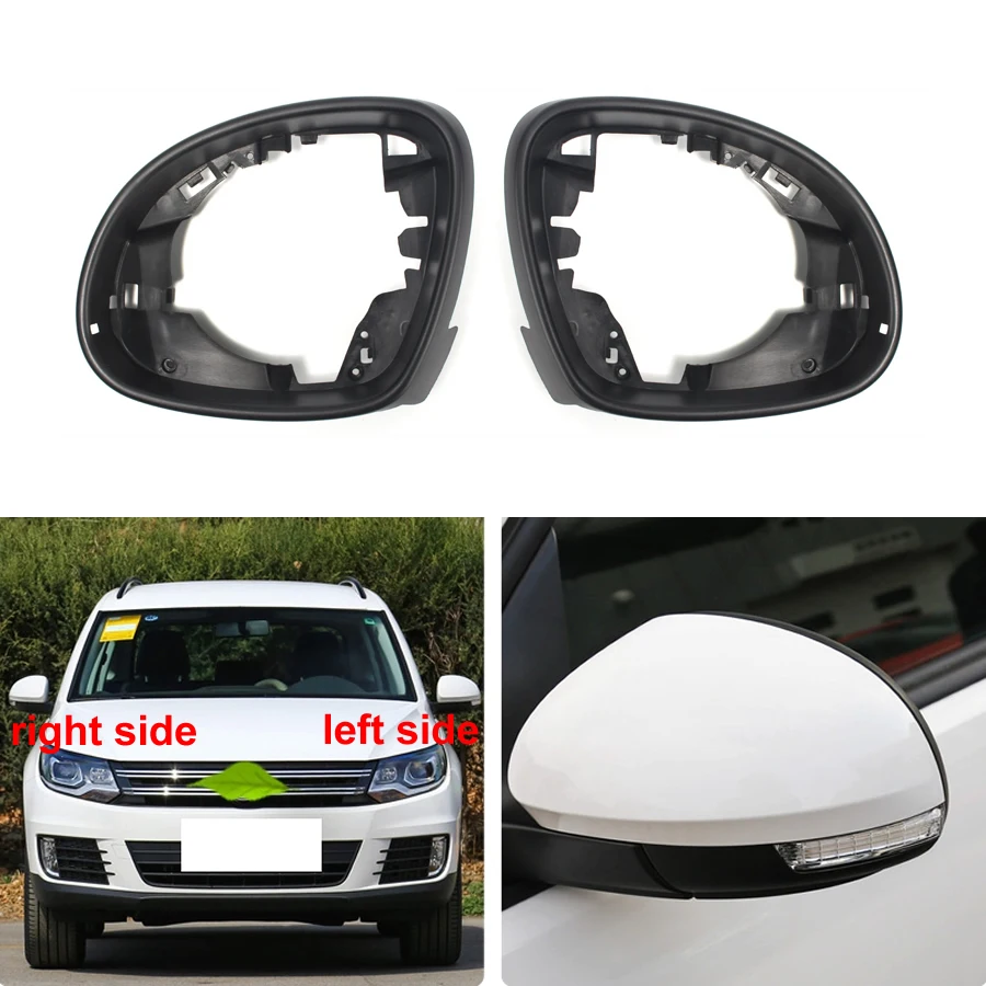 

For Volkswagen VW Tiguan 2010-2018 Car Side Rear View Mirror Turn Signal Light Lamp Rearview Mirror Frame 1PCS