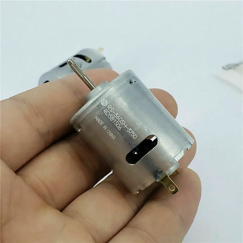 Микро 27 мм MABUCHI RS-360SH-3750 двигатель постоянного тока 3 в-6 в 34000 об/мин высокоскоростной рифленый вал большой крутящий момент DIY игрушечная лодка машина модель
