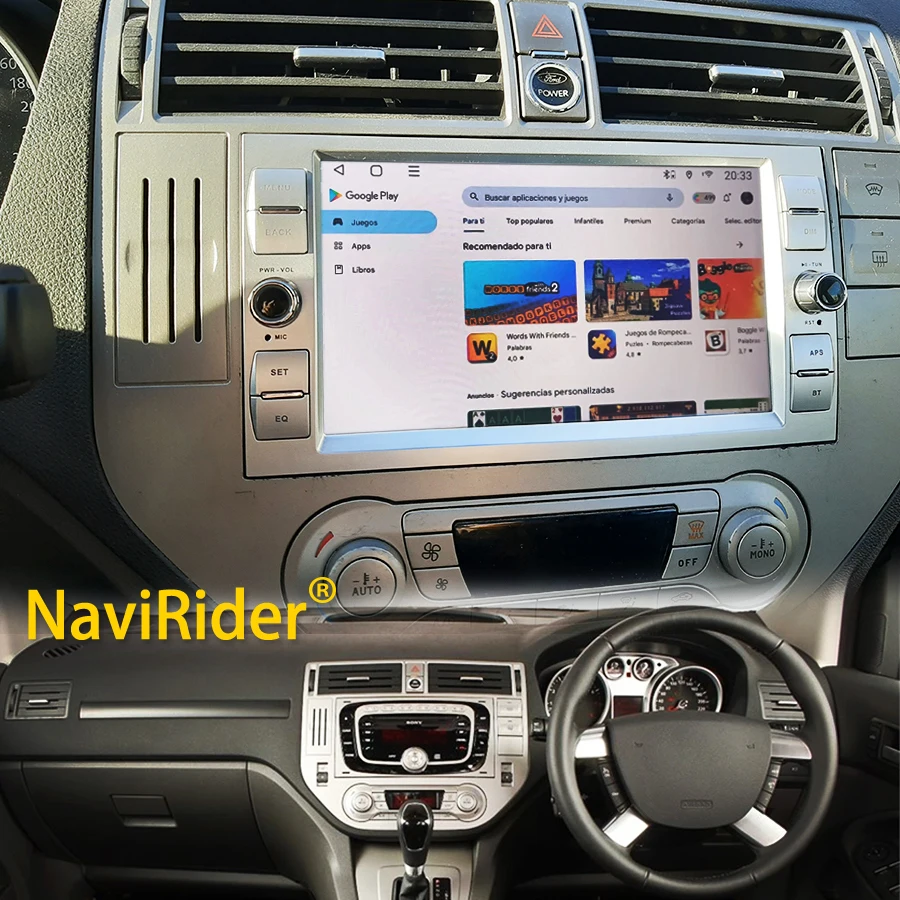 

Мультимедийный видеоплеер для Ford Kuga 128 Smax Fiesta, 8 + 2008 ГБ, Android 14, GPS-навигация, 2din, автомагнитола с сенсорным экраном