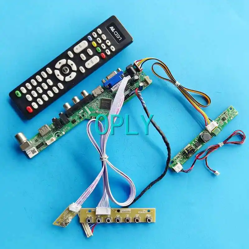 

ТВ аналоговая панель монитора контроллер платы подходит M238HAN01.0/1/2/3 DIY Kit 1920*1080 HDMI-Совместимость 23,8 "VGA AV USB RF LVDS 30 Pin