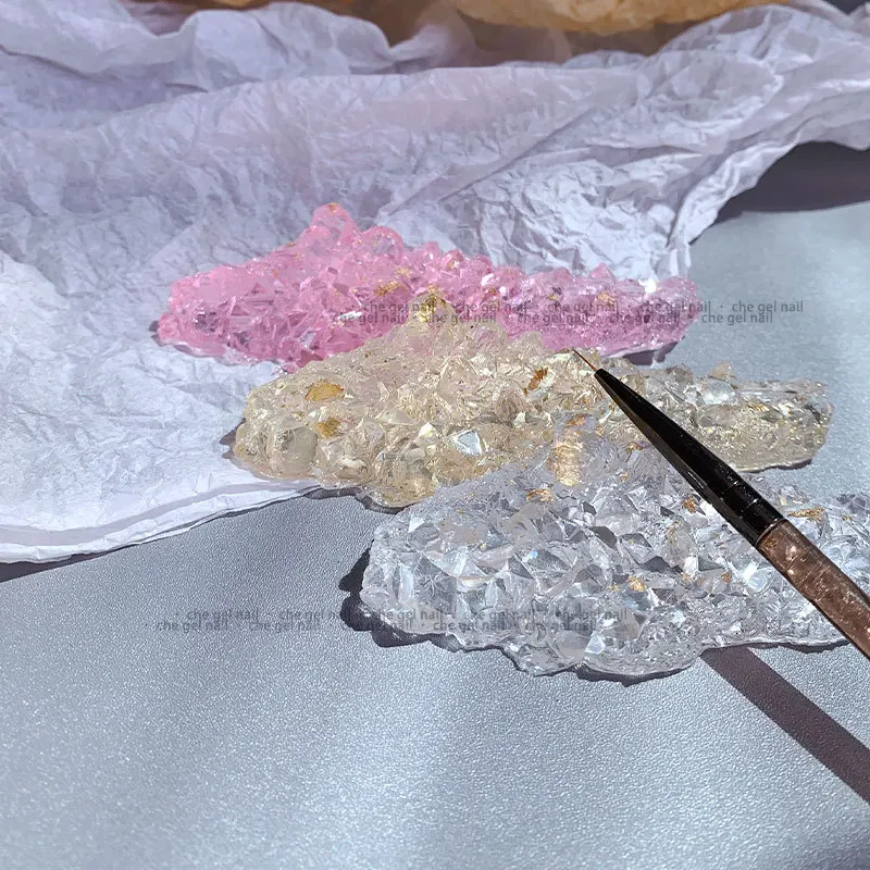 2022 г. держатель для ручки с лепестками айсберга из золотой фольги реквизит