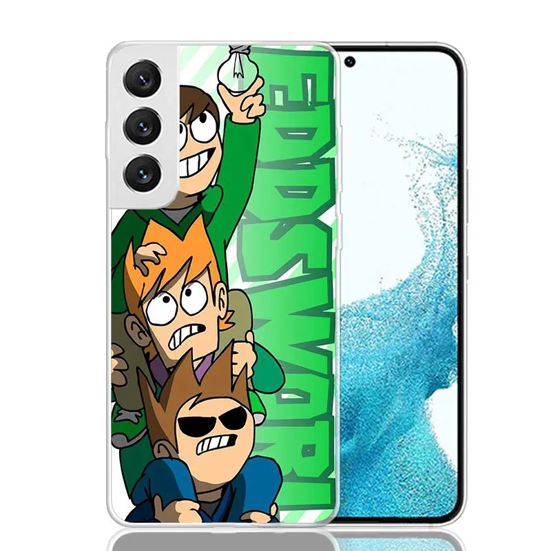 Фото Чехол для телефона с рисунком аниме Eddsworld для Samsung Galaxy S26 Ultra S23 S24 S25 Edge S20 FE S21 S22 Plus, мягкий чехол с принтом №5