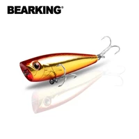 bearking hot model fishing tackle 5pcslot a fishing lureshard baits popper 5 assorted colorspopper 60mm 7 0g free shipping