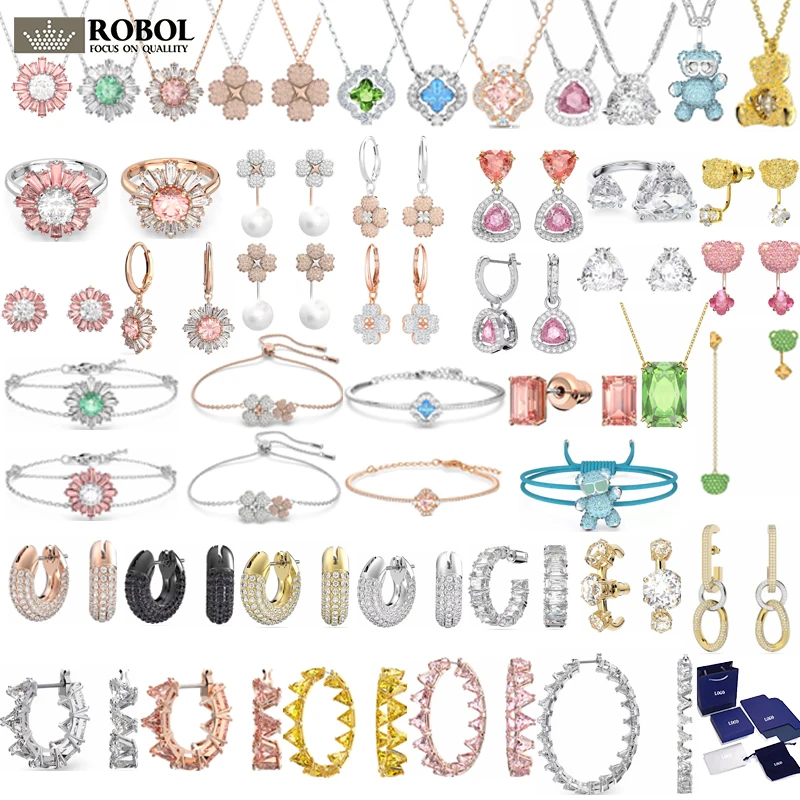 

2022 Swa Fashion High Quality Jewelry Una, Collection III Collection, Gratia Collection Ladies Jewelry Set for Holiday Gifts