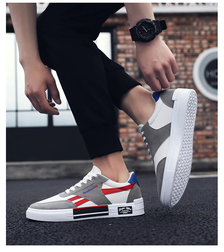 

Мужские 2022 вулканизированные Нескользящие классические парусиновые туфли на плоской подошве, мужские модные кроссовки