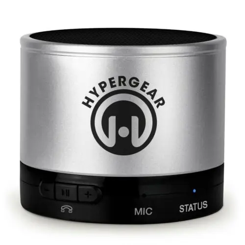 

HyperGear MiniBoom Bluetooth Speaker - w/Microphone, Hands-Free Calling [Silver]