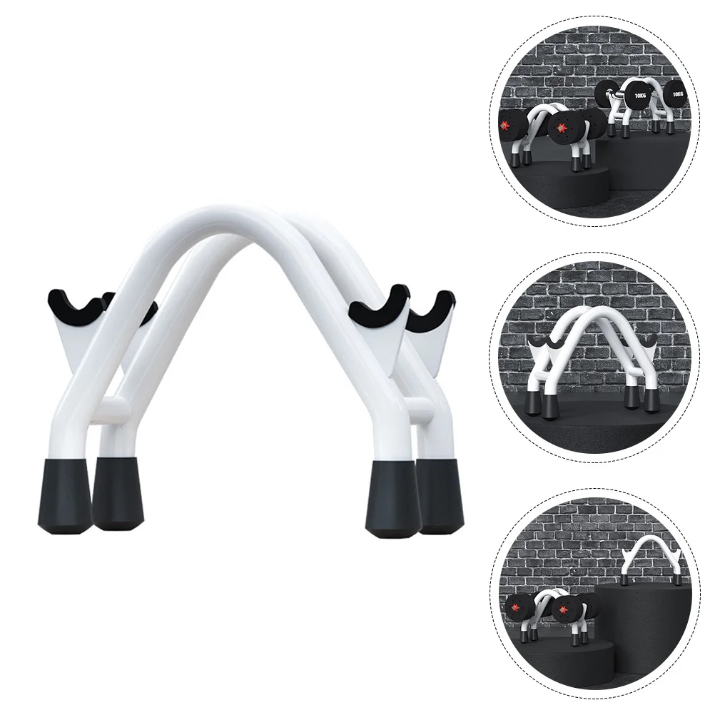 

Dumbbell Stand Dumbbells Weight Rack Fitness Accessory Wear-resistant Holder Rubber Iron Supply Hand Weights Sturdy Bracket