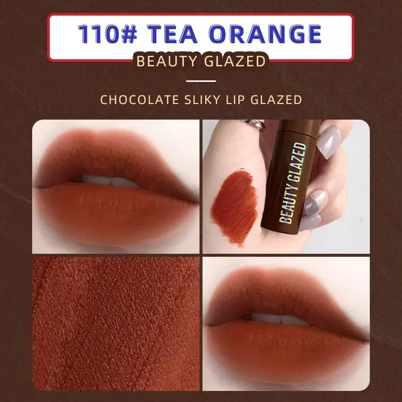 

12 Shades Chocolate Lip Gloss Velvet Matte Liquid Lipstick Waterproof Lasting Girlfriend Gift Makeup Cosmetics Lip Glaze