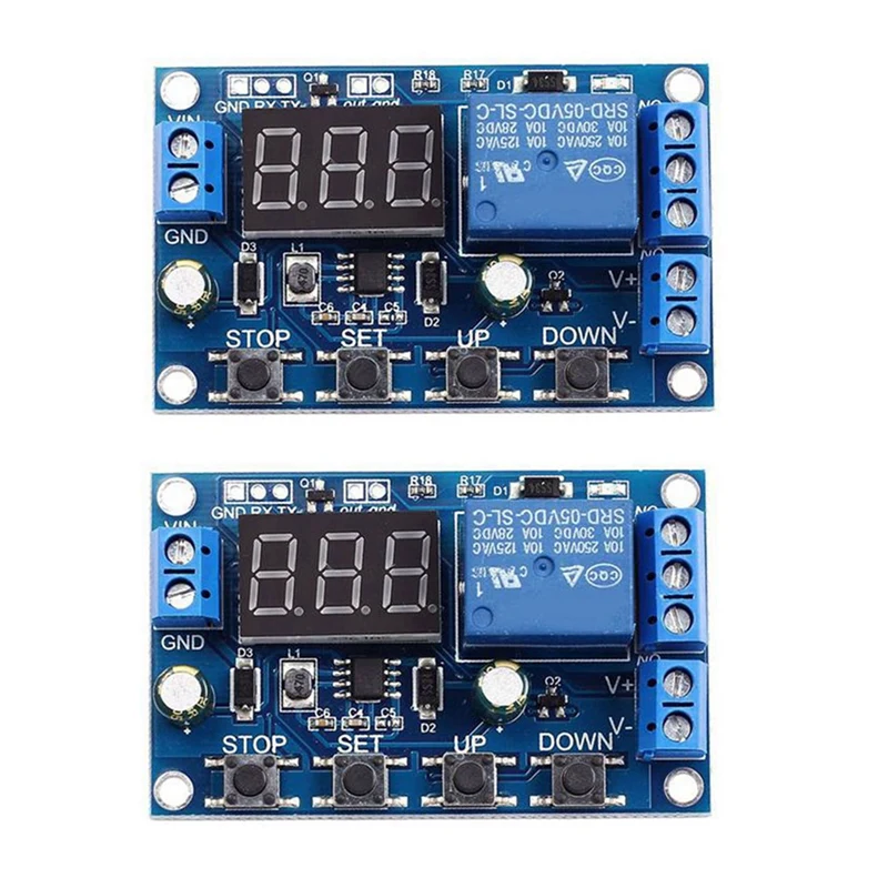

4PCS DC 6-40V Battery Charger Discharger Control Switch Undervoltage Overvoltage Protection Board Auto Cut Off