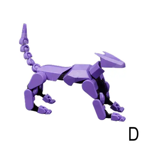 Многошарнирный подвижный моделирующий Робот 3D Печатный манекен счастливый 13 символов с шарнирной собакой Фигурки игрушки