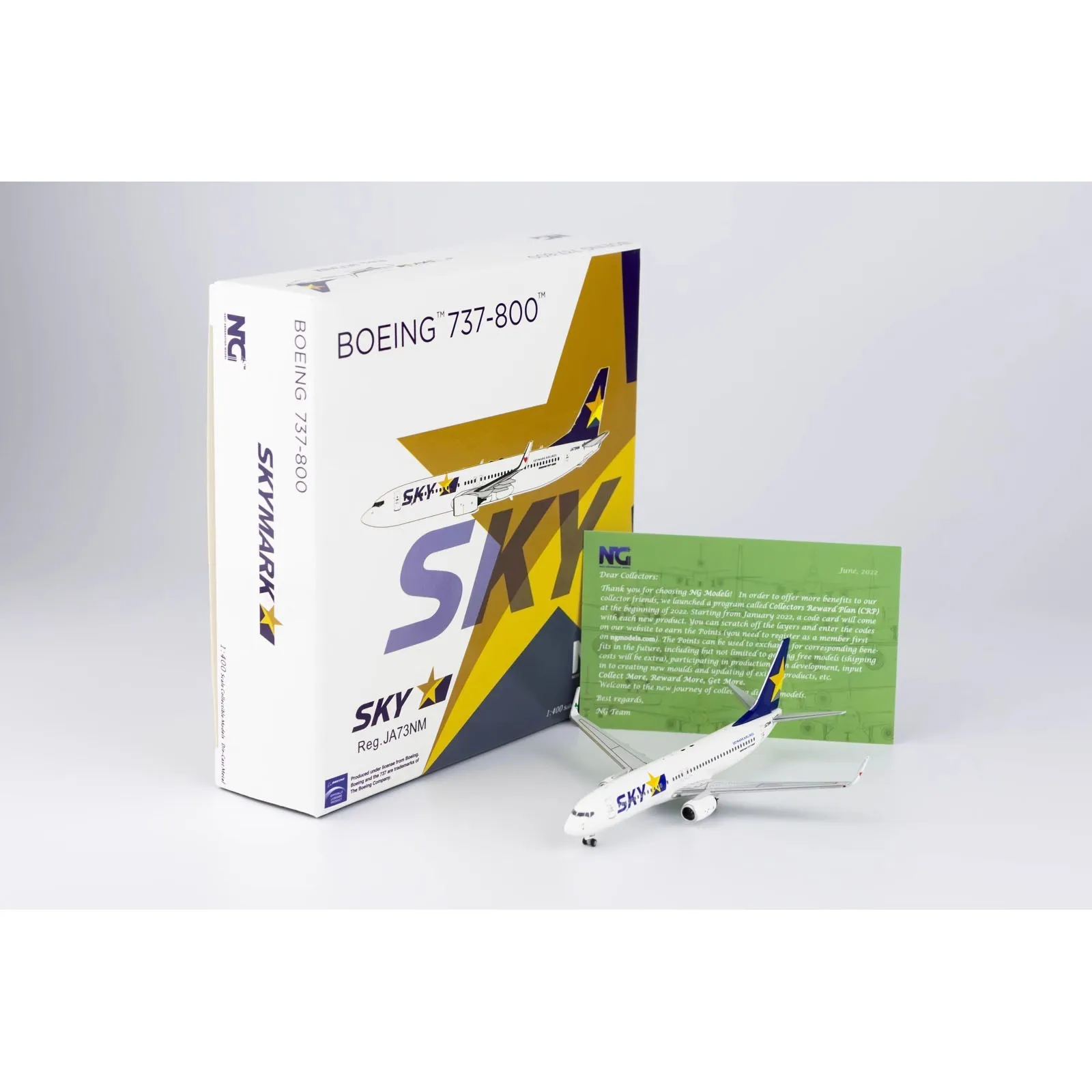 Коллекционный самолет из сплава 58141 подарок NG модель 1:400 Skymark Airlines Боинг/w самолета