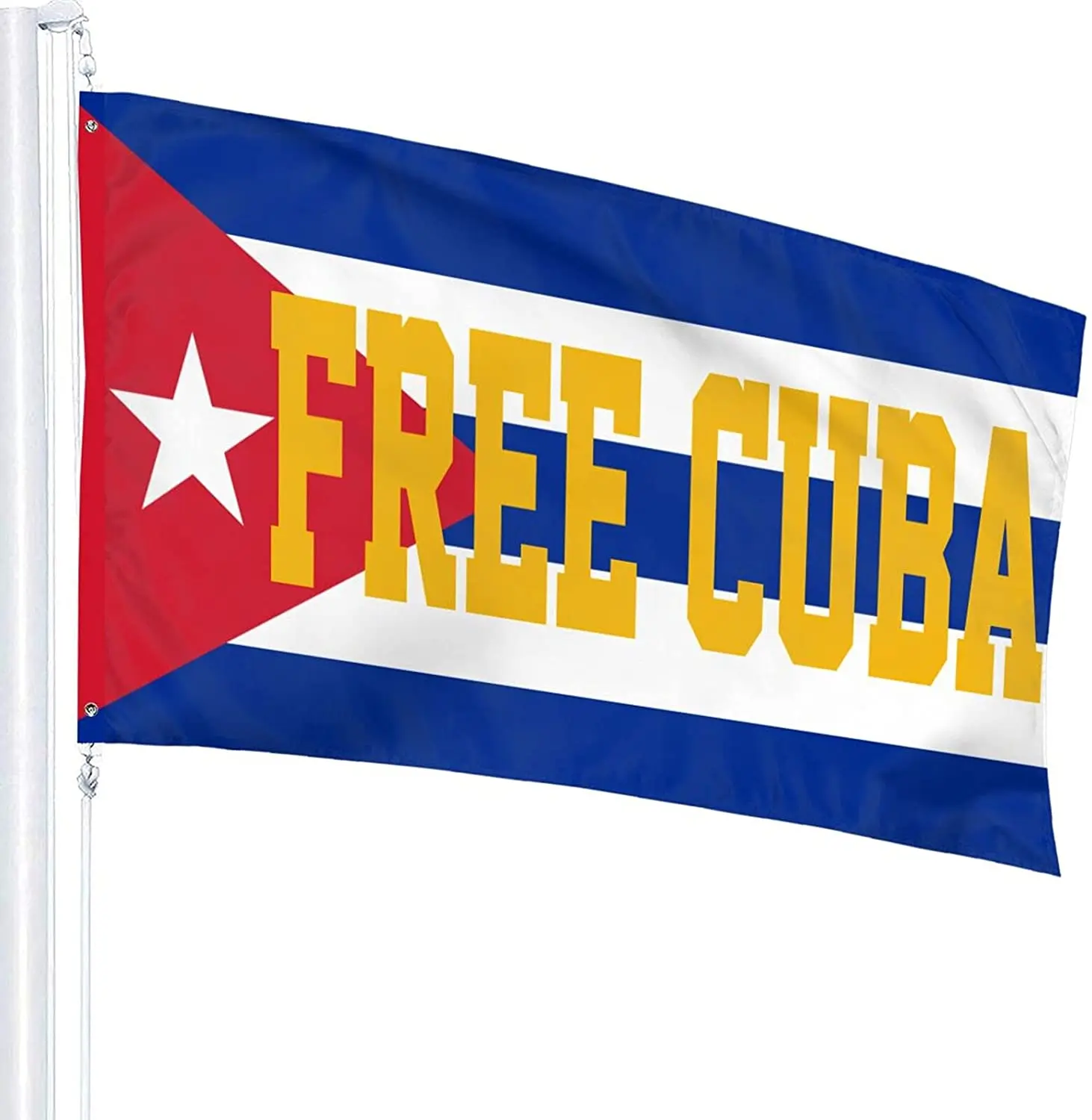 Free Cuba Flag Pride 3x5 Ft Banner Outdoor Indoor Decor Garden | Flags