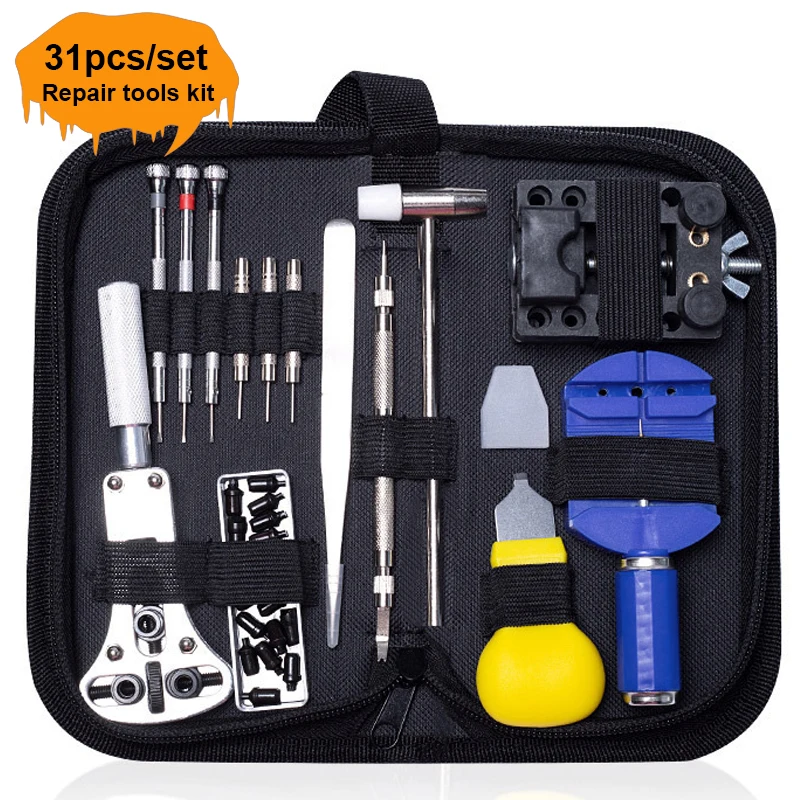 147pcs watch tools kit professional watchmaker tool 63pcs/31pcs/30pcs/16pcs watch repair tools set with opener remover tweezers