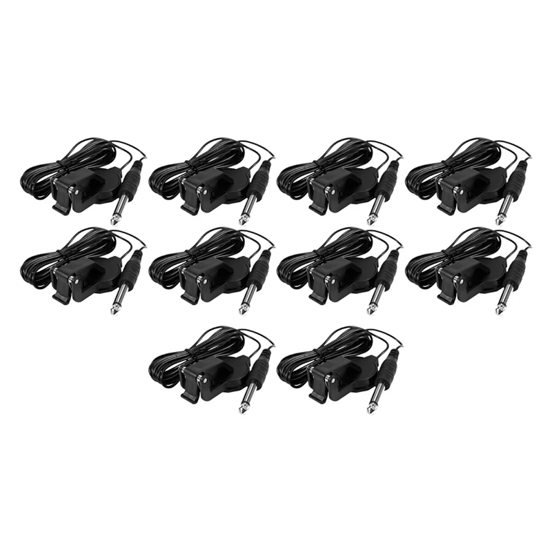 

10X Clip-On Pickup For Acoustic Guitar Mandolin Bouzouki Violin Banjo Ukulele Lute