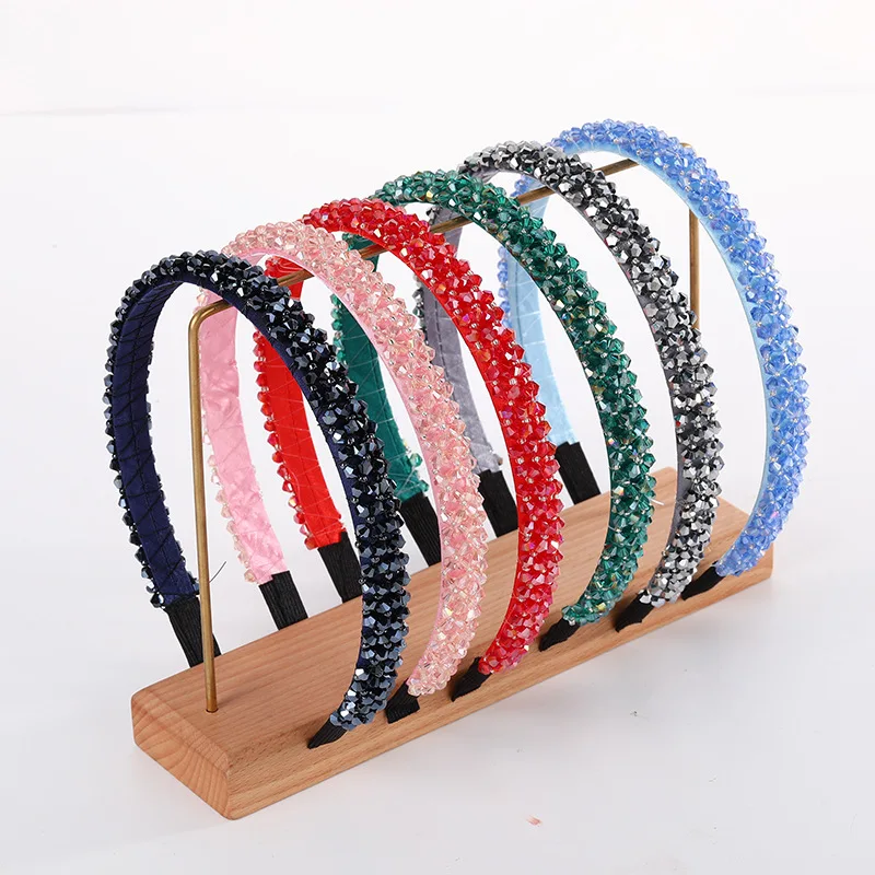 

Korean Shiny Rhinestone Headband for Women Hairband Lady Elegant Bands Crystal Hair Hoop Fashion Luxury Female Hair Accessories