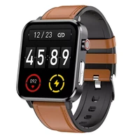 2021 new body temperature ecgppg smart watch women full touch men smartwatch ip68 waterproof fitness bracelet for android ios