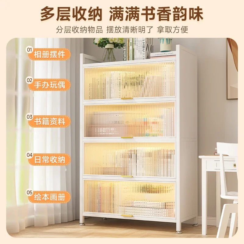 Shelves Bookcase Room Organizer Storage Shelf Book Racks Stroller Repisas Flotantantes Pared Home Furniture