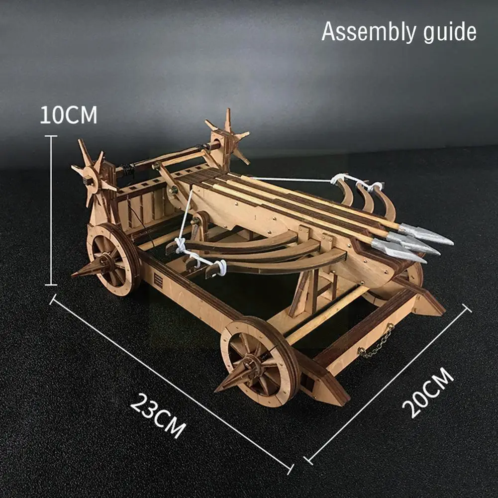 

Diy Ancient Chariot Cutting Wooden Model Kits Anti Stress Toy For Children Halloween Home Decor Classic Wuhou Chariot Mold M5i6