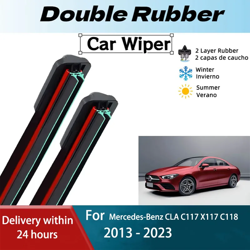 

Левые щетки стеклоочистителя переднего стекла для Mercedes-Benz CLA C117 X117 C118 X118 2013-2023 Аксессуары CLA180 200 220 250 CLA45 AMG