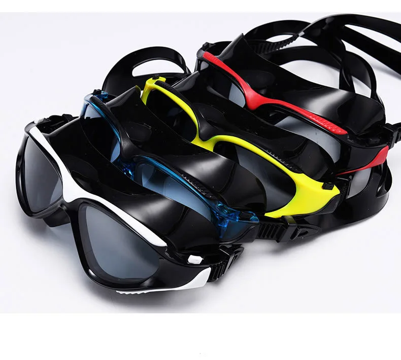 Diving Glasses Waterproof anti-fog Silicone Goggles Adult Men And Women Sports Diving Glasses Lens