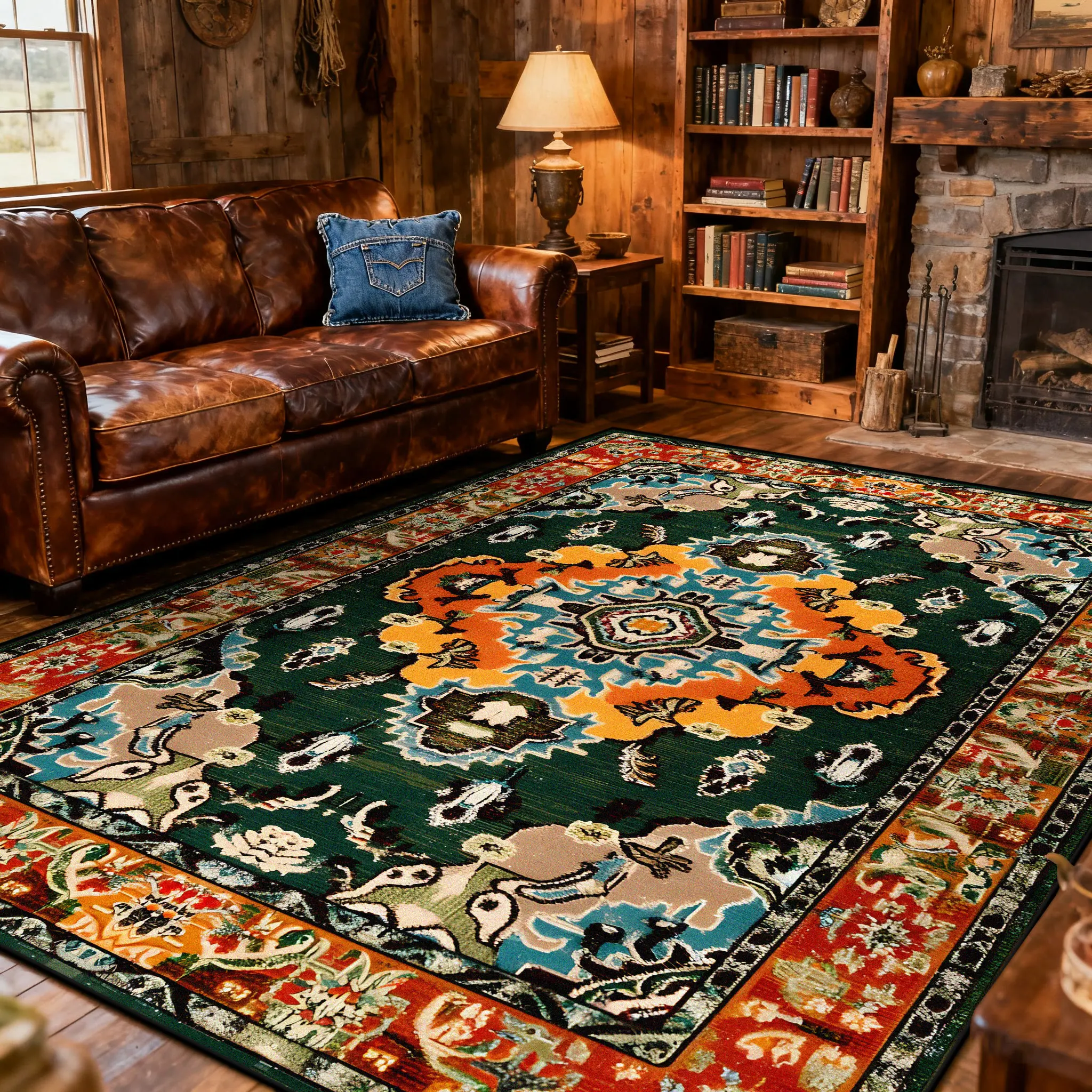 

Богемский ковёр из полиэстера 40x60 см