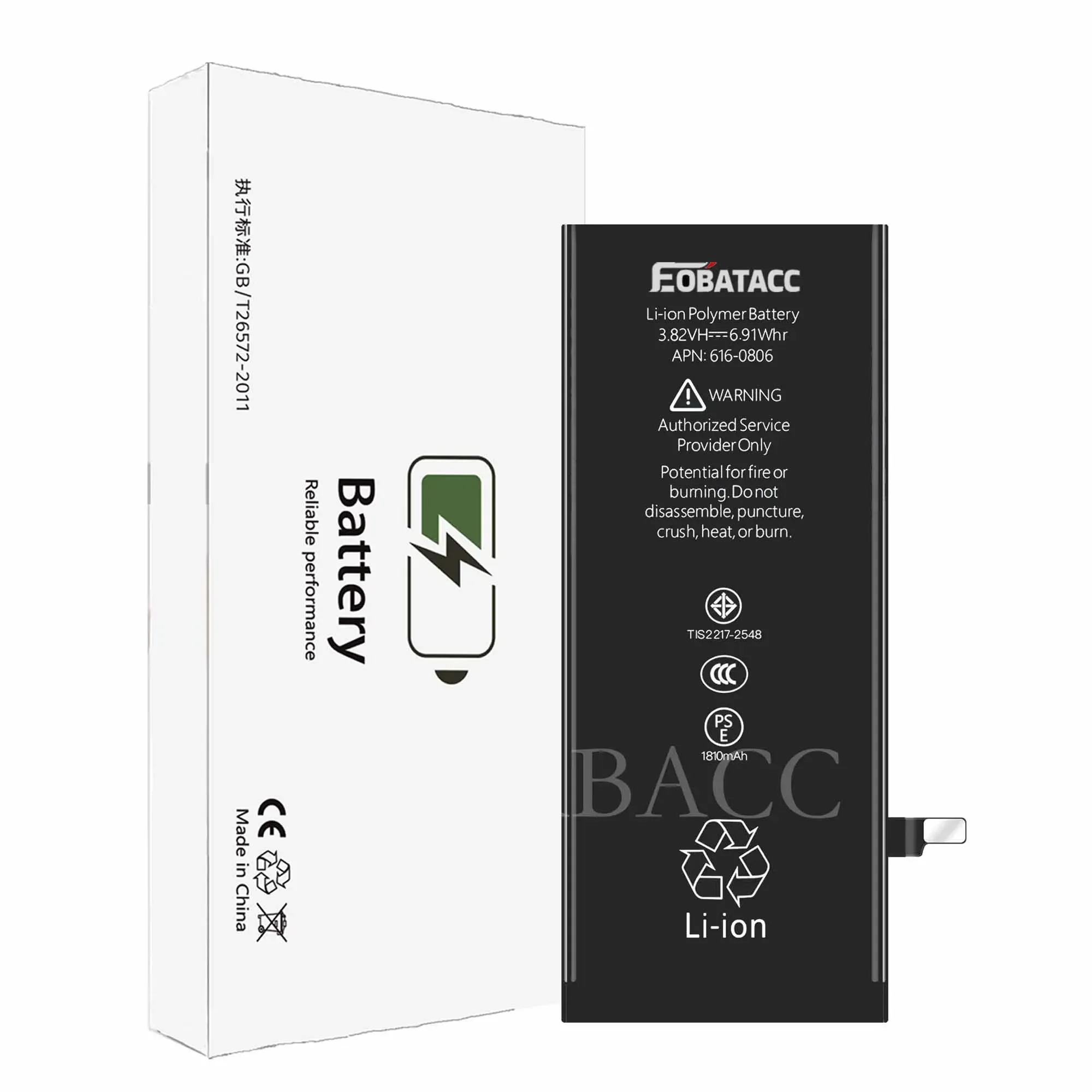 EOTABACC Высокое качество 100% оригинальный аккумулятор для iPhone 6 6G A1549/A1586/A1589/A1522/A1524/A1593