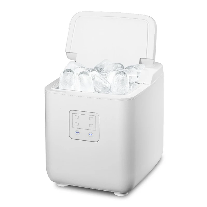 

DBJ-10A home small ice machine 1L water tank 15Kg / Day round ice production automatic rapid ice machine