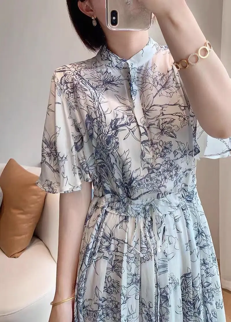 Женское платье с воротником-стойкой комплект из двух предметов платья средней