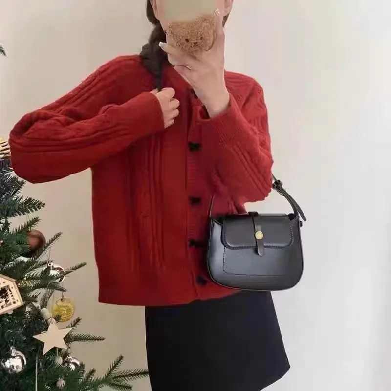 Нежный трикотаж в корейском стиле свитер куртка для женщин дизайн чувственная