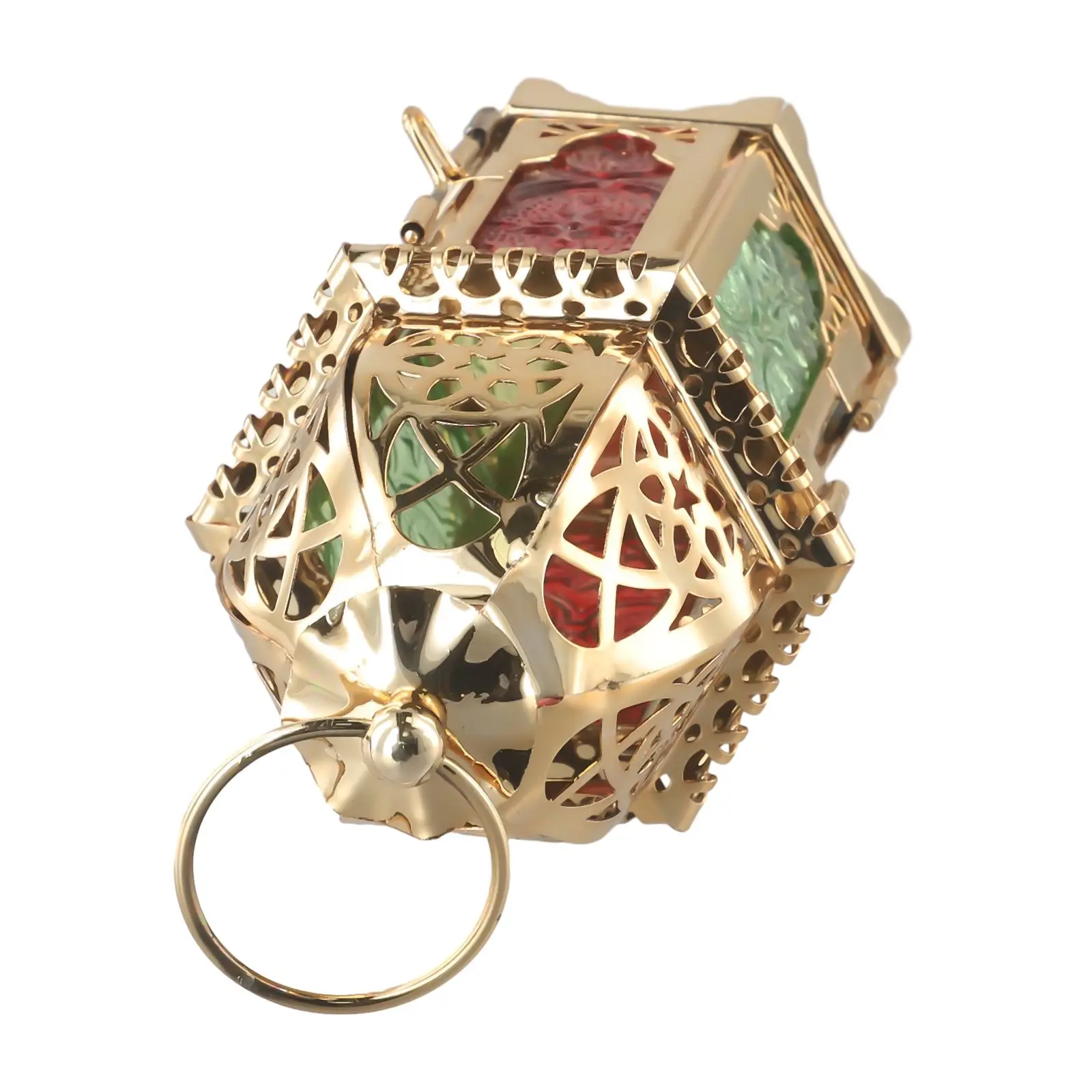 Индийский марокканский большой железный тонкий высокий держатель для освещения