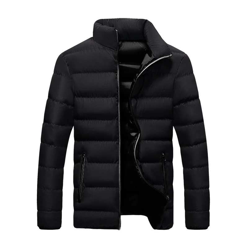 Teen Street Style Tops Plus Size Men's Outdoor Casual Jackets Winter Outerwear Men's Clothing Black Jackets Men's Coats Quilting