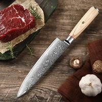 chef knives 67 layer damascus japanese kitchen knife stainless steel vegetable meat butcher knives wood handle cooking knife