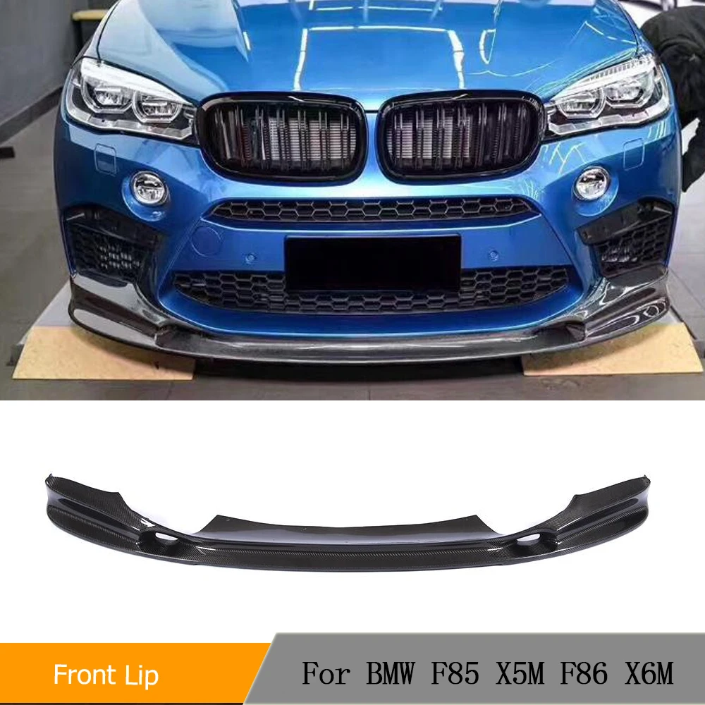 Комплект кузова автомобиля передний бампер для BMW F85 X5M F86 X6M 2015-2018 губа спойлер