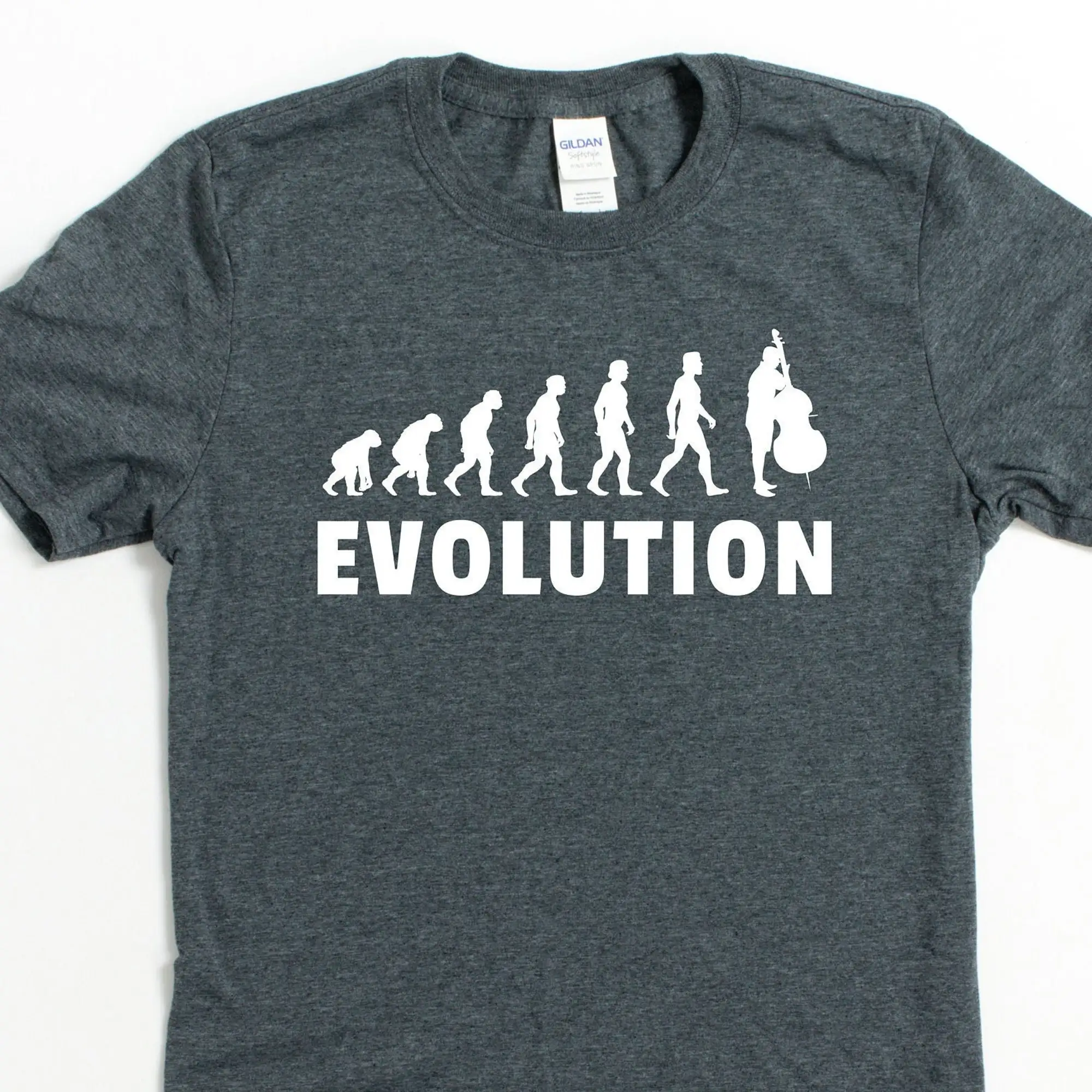 Двойной бас контрабас контрабазированный подарок футболка с симфоническим