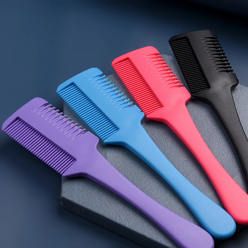 

Barber Comb Hair Cutting Knife Modeling Tool Blade Comb Hair Cutting Comb Durable Solid Convenient High Temperature Resistant