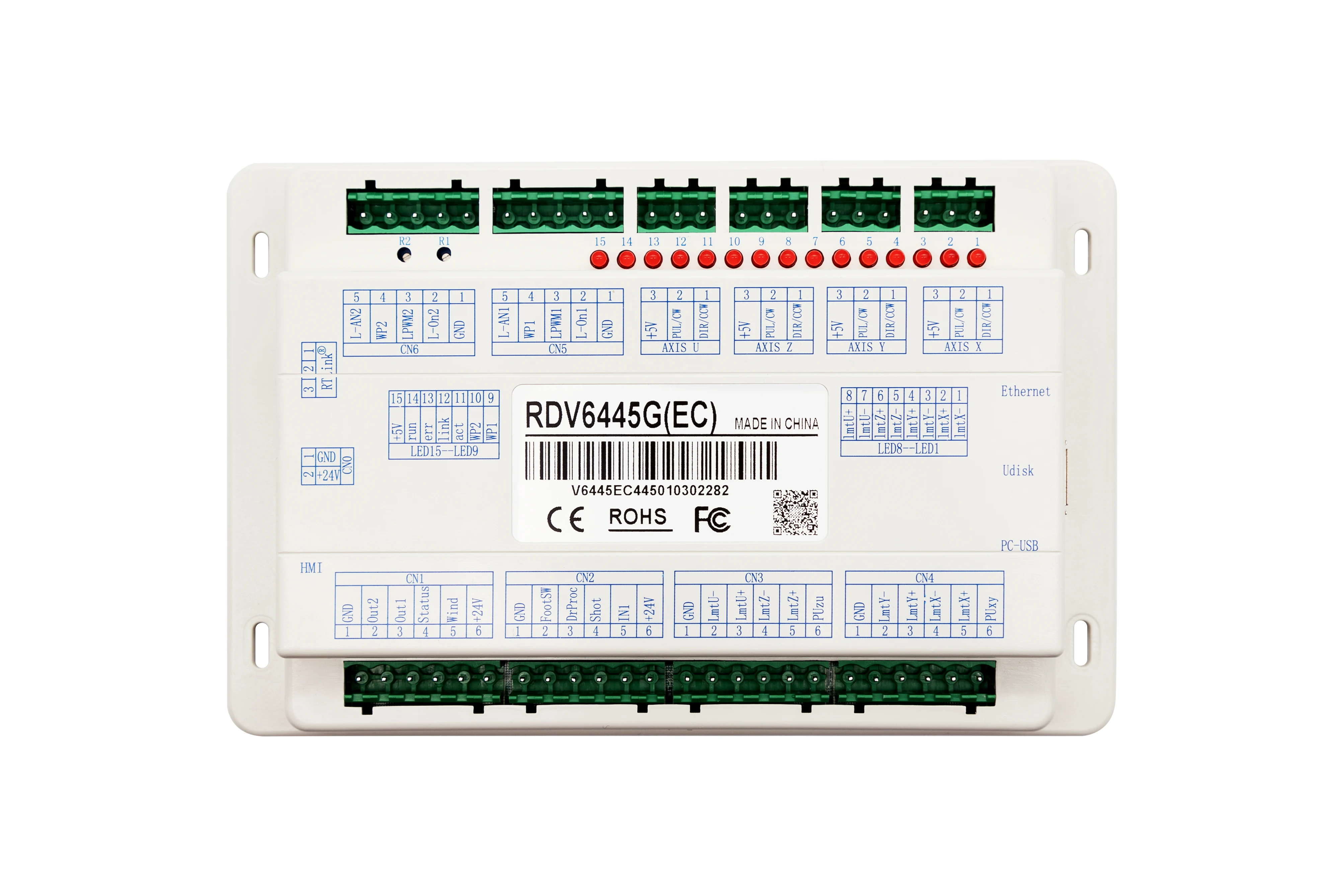 Система управления небольшим зрением Ruida RDV6445G RDV6445S с камерой ra для режущего и