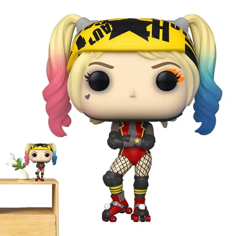

Cool Movie Suicide Squads Halle Quinn Figure Toys Movie Action Character Doll Kids Collection Model Toys Birthday Christmas Gift