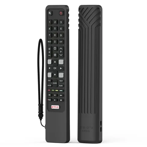 Силиконовый чехол для TCL Smart QLED Voice Android TV Remote Control RC802N RC802NU1YUI1 YUI2 YAI1, пылезащитный чехол для Google TV