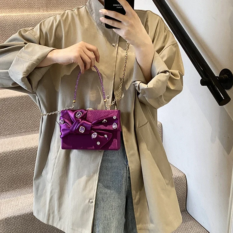 Левая сторона мини-сумка на плечо с верхней ручкой женские сумки 2024 корейская