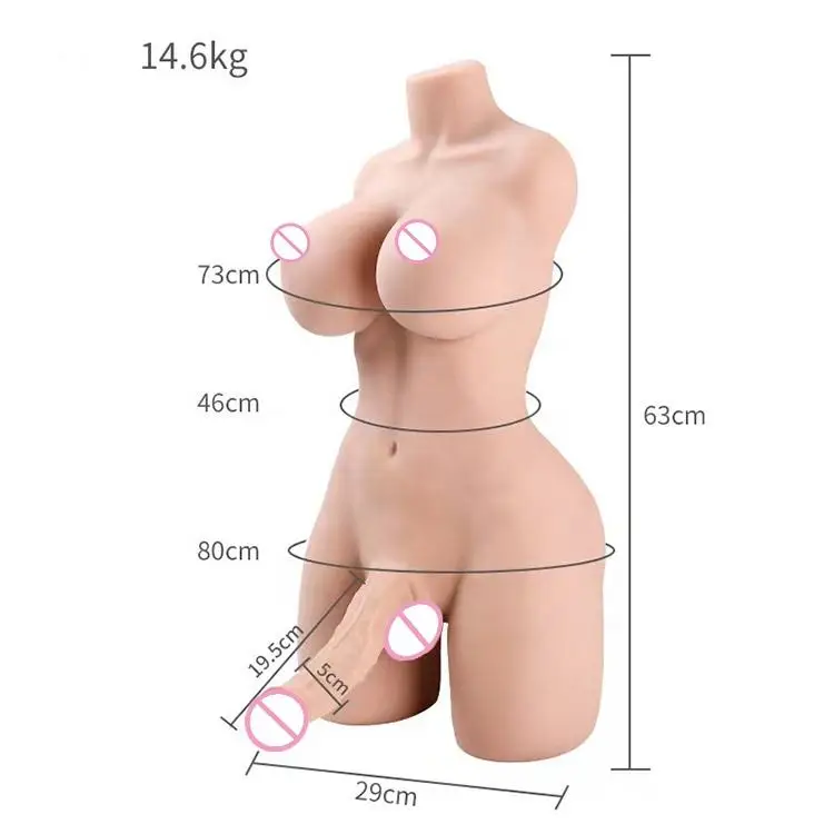 Реалистичная мужская кукла для секса в виде половины тела мужской мускул большой