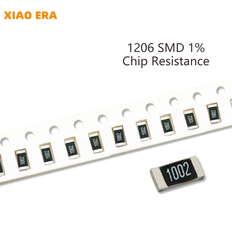 

100Pcs 1206 SMD Resistor Set 1% Tolerance 402R-30K 430R 470R 510R 560R 620R 680R 10 Ohm Electronic Components DIY Assorted Kit