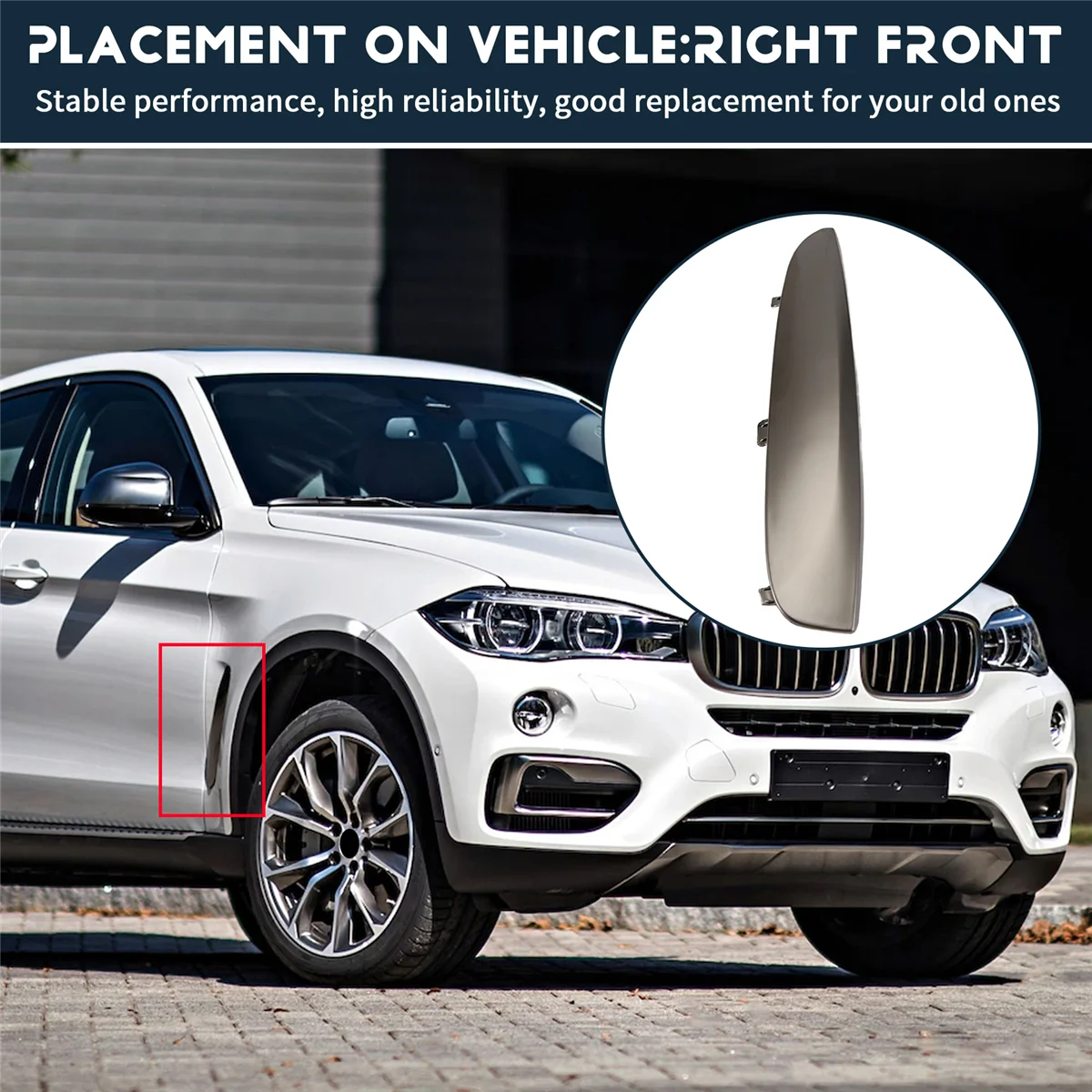 Накладка на боковую панель воздуховода автомобиля для X6 F16 2015-2019 35i 35iX 5iX 50iX
