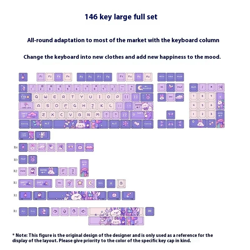 Колпачки для клавиш Ajazz Sheepish Rabbit Body Iso Mac Koa Dot Pbt колпачки Hi75 Hi98 Magnetic 60 механическая